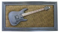 framed guitar