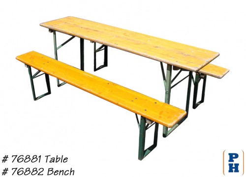 Campsite Picnic Table & Bench