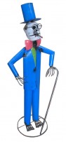 metal dapper dead man figure