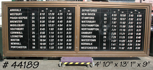 schedule sign