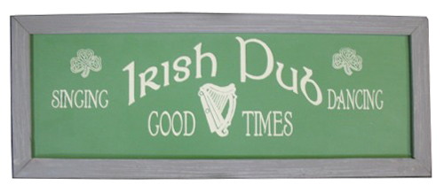 sign, irish bar