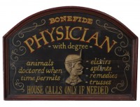 wood sign