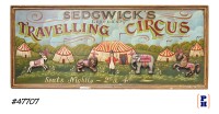 Wood Sign in Relief