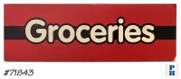 Groceries Sign