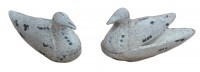decorative wood bird container