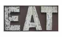 Wood Eat Or Tea Sign