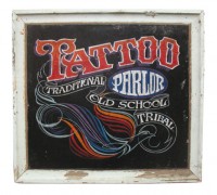 tattoo parlor sign