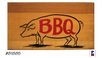 B B Q Wood Sign