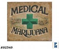 Medical Marijuana Wood Sign