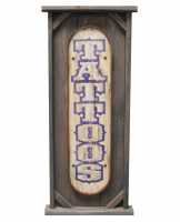 Tattoo Wood Sign