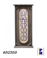 Tattoo Wood Sign