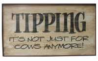 Tipping Wood Sign