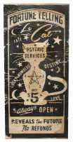 Fortune Telling Wood Sign