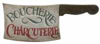 Meat Cleaver Sign