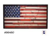 American Flag Wood Wall Decor
