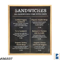 Diner Menu Sign
