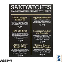 Diner Menu Sign
