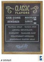 Menu Sign