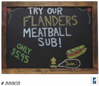 Chalkboard Menu Sign