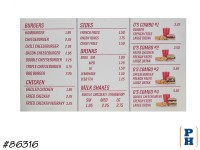 Sign- Menu
