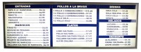 Electric Menu Sign