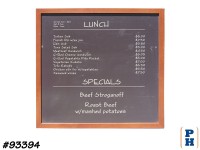 Sign - Menu
