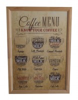 Coffee Menu Sign