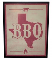 Sign, Texas Barbecue