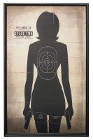 Shooting Range Target Sign