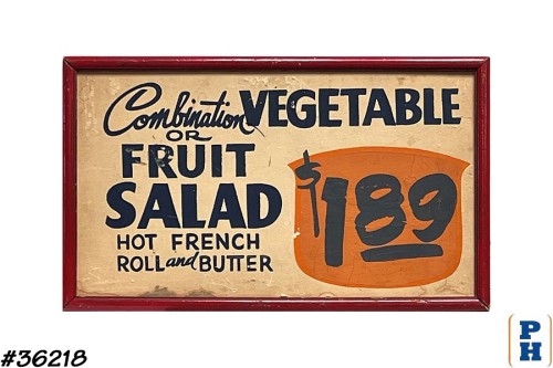 Sign- Menu