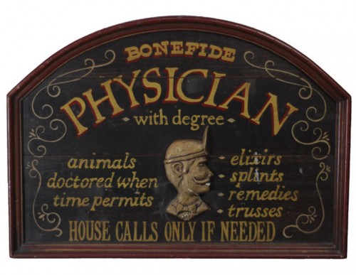 wood sign