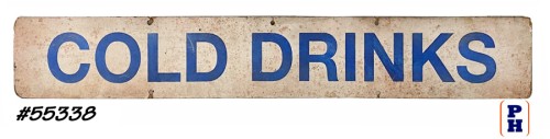 Cold Drinks Sign