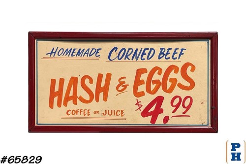 Sign- Menu