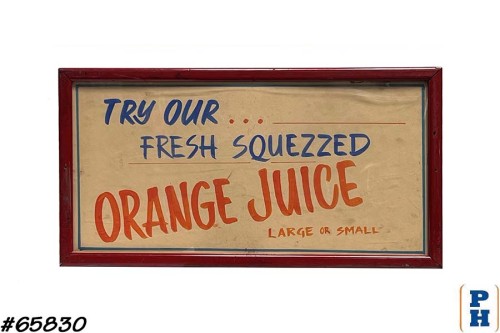 Sign- Menu