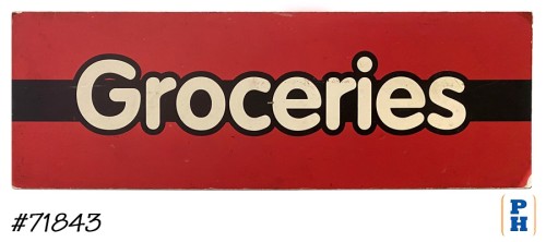Groceries Sign
