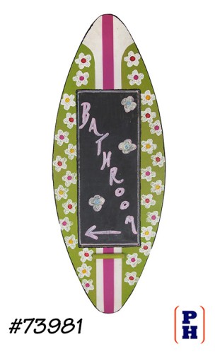 Surfboard Chalkboard