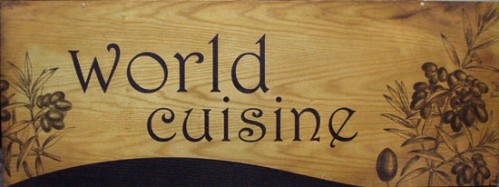 wood sign