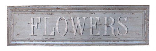 flowers sign