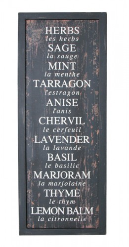 list of herbs sign