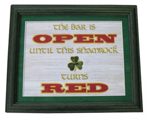 sign, irish bar