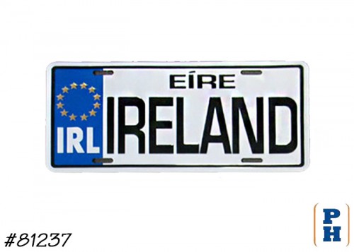 License Plate, Irish Bar