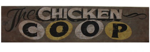 chicken coop sign