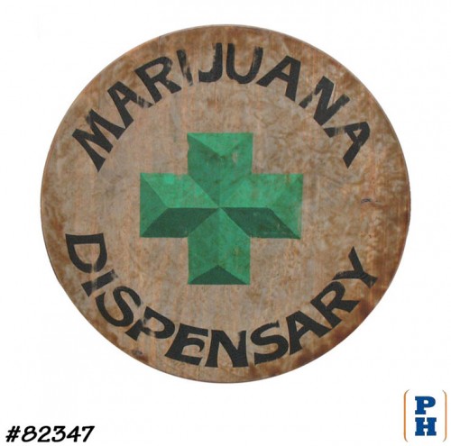Medical Marijuana Dispensary Wood Sign