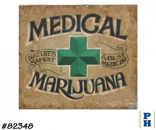 Medical Marijuana Wood Sign