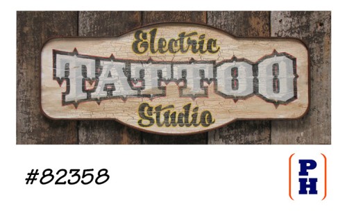 Tattoo Wood Sign