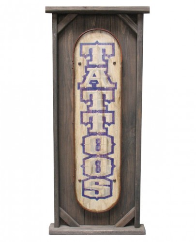 Tattoo Wood Sign