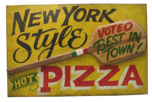 New York Pizza Sign