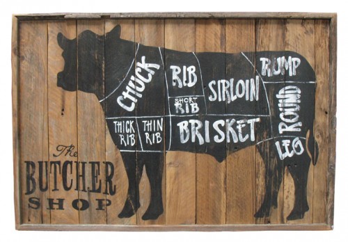 Sign, Butcher Shop