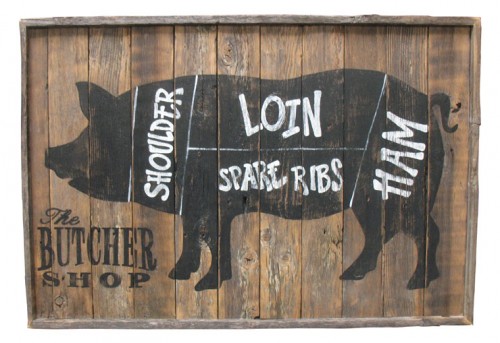 Sign, Butcher Shop