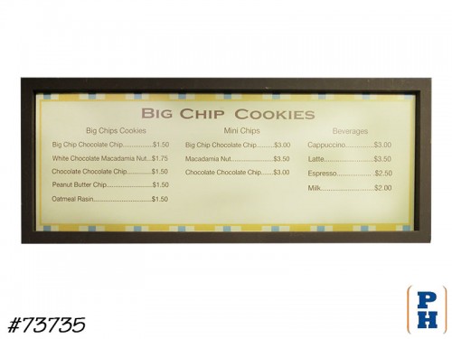 Menu Sign